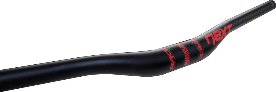 Race Face Next 35 Carbon Riser Handlebar - 20mm Rise Red 1 Race Face Next 35 Carbon Riser Handlebar - 20mm Rise Red