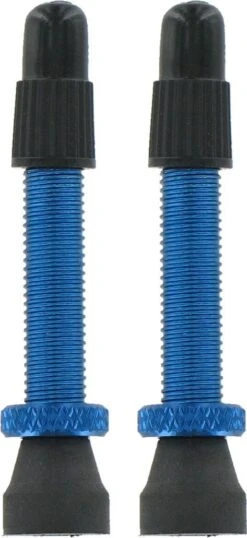 VAR Kit 2 Tubeless Valves 35mm Aluminium Blue