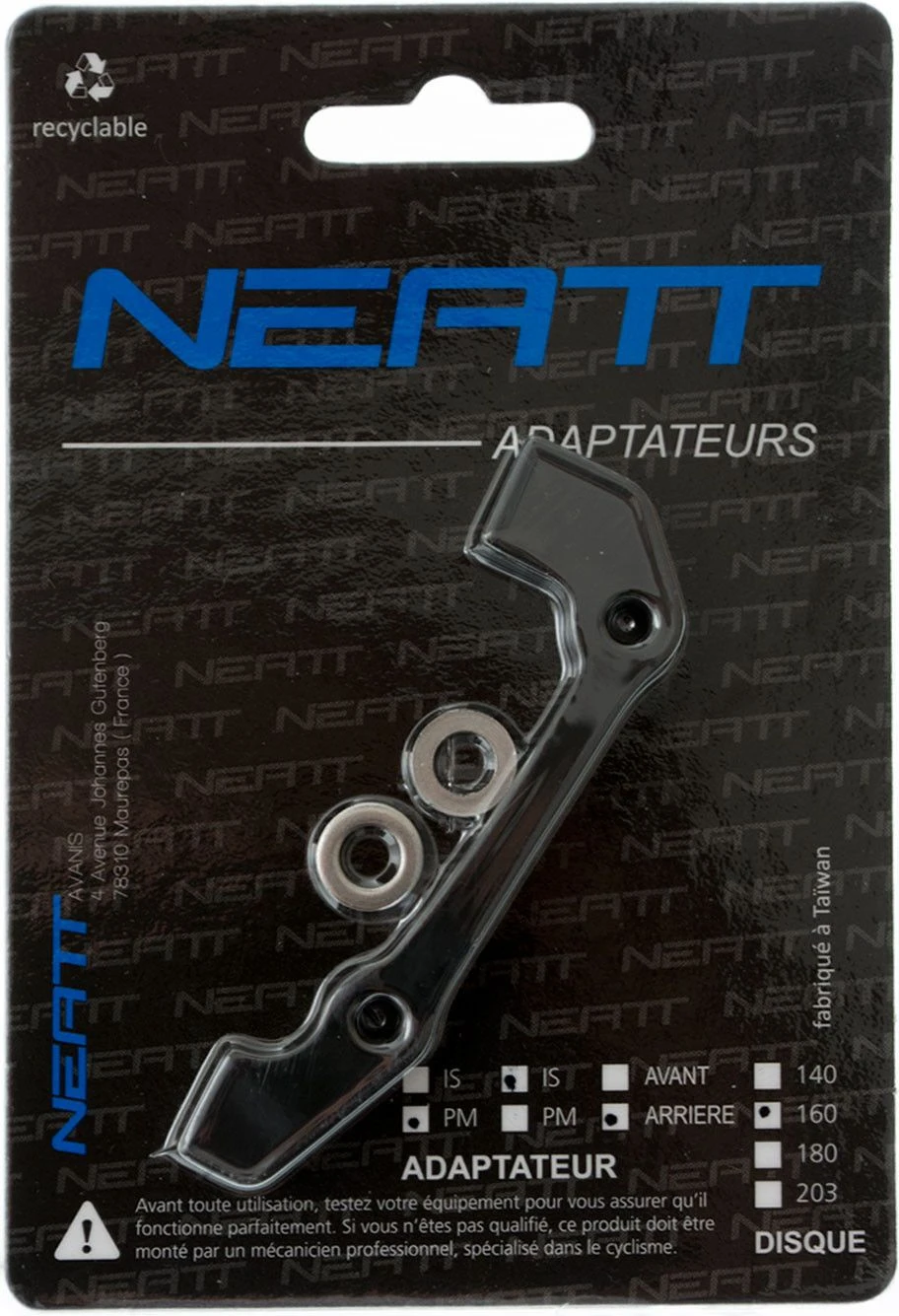 NEATT Rear Brake Adaptator PM To IS 160mm 1 NEATT Rear Brake Adaptator PM To IS 160mm