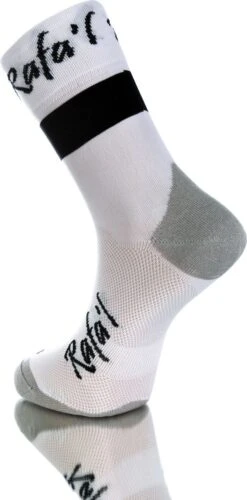 Pair Of Socks RAFA'L Model Celeste 2 White Black