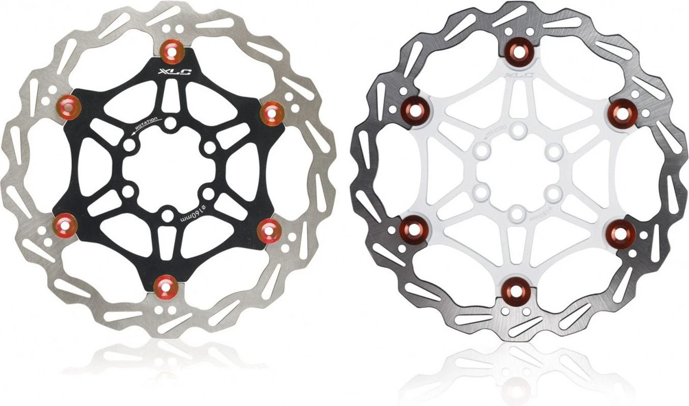 XLC Floating Disc BR-X50 160 To 203mm Black Red 1 XLC Floating Disc BR-X50 160 To 203mm Black Red