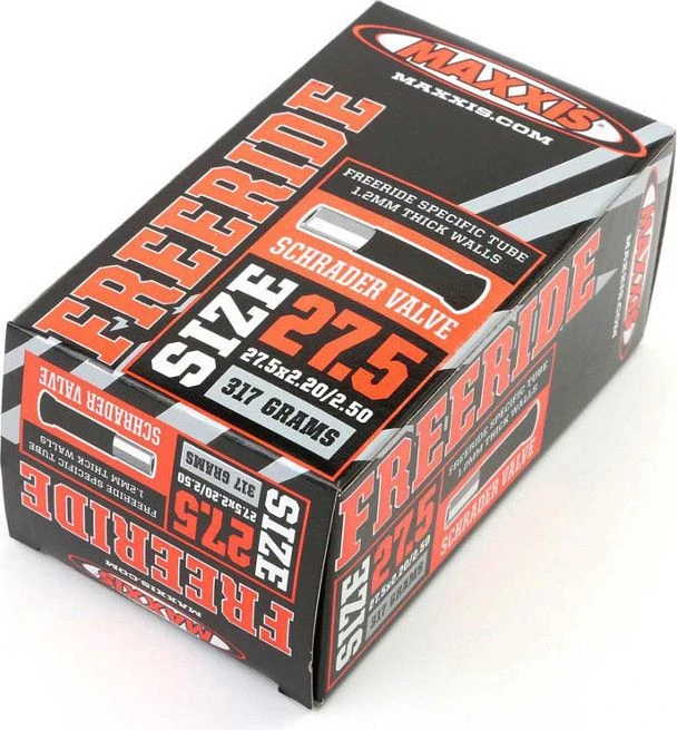 Maxxis Inner Tube Freeride 27.5x2.2/2.5'' Schrader Valve 1 Maxxis Inner Tube Freeride 27.5x2.2/2.5'' Schrader Valve