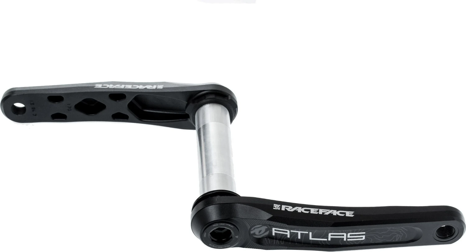 Race Face Atlas Cinch Direct-Mount Axle 83mm Cranks (without Housing) Black 1 Race Face Atlas Cinch Direct-Mount Axle 83mm Cranks (without Housing) Black