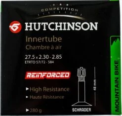 HUTCHINSON Inner Tube REINFORCED 27.5 X 2.30 à 2.85mm Schrader 48mm