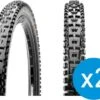 MAXXIS Pair Of MTB Tyres HIGH ROLLER II EXO Protection TL Ready 27.5x2.30