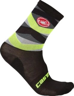 CASTELLI FATTO 12 Socks Black Yellow