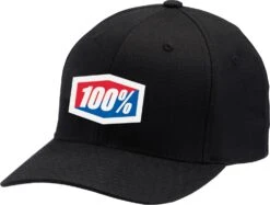 100% Classic Flex-Fit Cap Black
