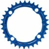 Race Face Narrow Wide Single Chainring 104mm BCD Blue