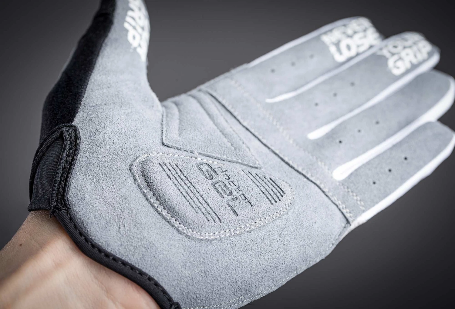 GripGrab Shark Women Long Gloves Grey 2 GripGrab Shark Women Long Gloves Grey - Image 2
