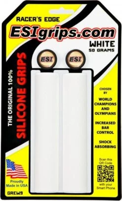 ESI Grips ESI Racers Edge 30mm Grips - White