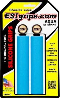 ESI Grips ESI Racers Edge 30mm Grips - Aqua