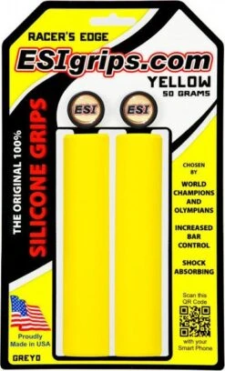 ESI Grips ESI Racers Edge 30mm Grips - Yellow