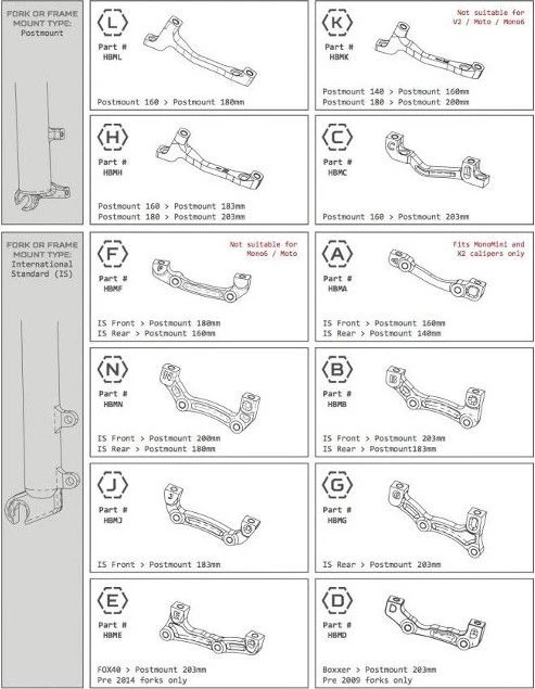 Hope Mount Adapter G Rear IS / PM 203 Mm 2 Hope Mount Adapter G Rear IS / PM 203 Mm - Image 2