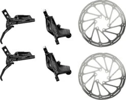 Brakeset SRAM CODE RSC Black With Disc Sram Centerline Argent 200 Mm