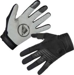 Pair Of Long Gloves Endura SingleTrack Black