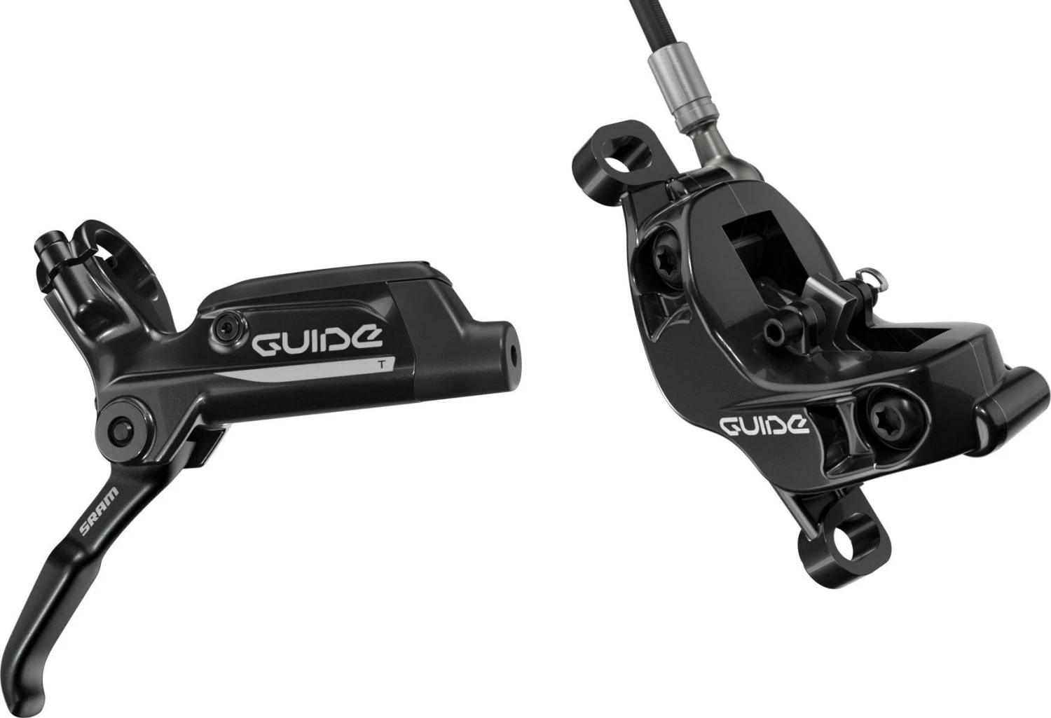 Brakeset Sram Guide T + Centerline Rounded 6 Holes Disc Silver 1 Brakeset Sram Guide T + Centerline Rounded 6 Holes Disc Silver