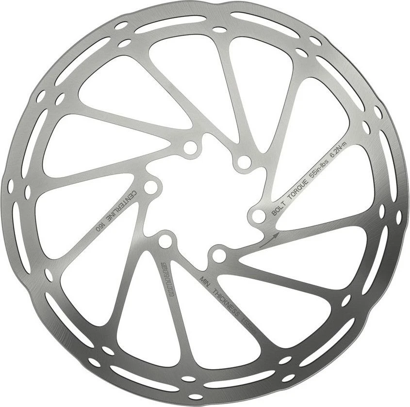 Brakeset Sram Guide T + Centerline Rounded 6 Holes Disc Silver 2 Brakeset Sram Guide T + Centerline Rounded 6 Holes Disc Silver - Image 2