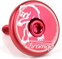 Chromag Top Cap Red 1 1/8''