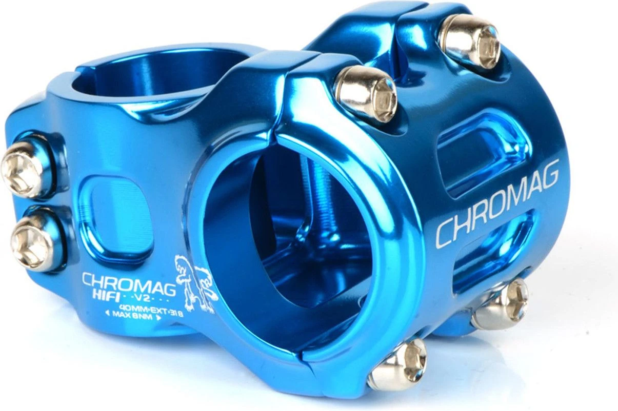 Chromag HiFi V2 MTB Stem 31.8 Mm 0° Blue 1 Chromag HiFi V2 MTB Stem 31.8 Mm 0° Blue