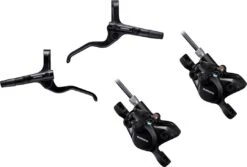 Pair Of Brake Shimano Altus MT201 BR-MT200 1000mm 1700mm Black