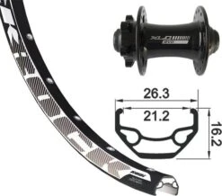 XLC 29'' Front Wheel | 15x100 Mm | Black