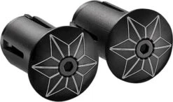 Supacaz Star Plugz (powder Coated) Black