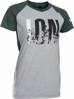ION Letters Scrub AMP WMS T-Shirt Short Sleeves Grey Melange