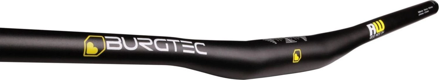 Burgtec Handlebar Ride Wide DH 31.8mm Alloy / 800mm / Black 1 Burgtec Handlebar Ride Wide DH 31.8mm Alloy / 800mm / Black