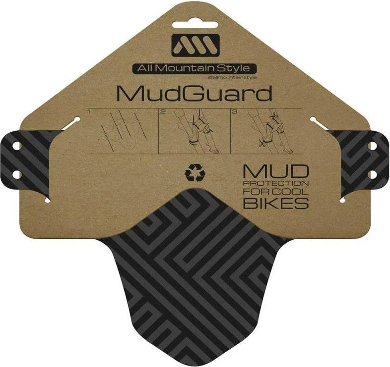 All-mountain-style ALL MOUNTAIN STYLE AMS Mud-Guard Black Grey 2 All-mountain-style ALL MOUNTAIN STYLE AMS Mud-Guard Black Grey - Image 2