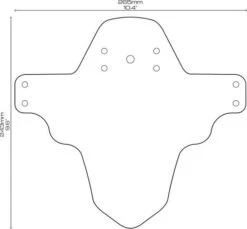 All-mountain-style All Mountain Style AMS Front Mud Guard Yellow Black -MAXXIS Sales 5c1367b5ddb9c