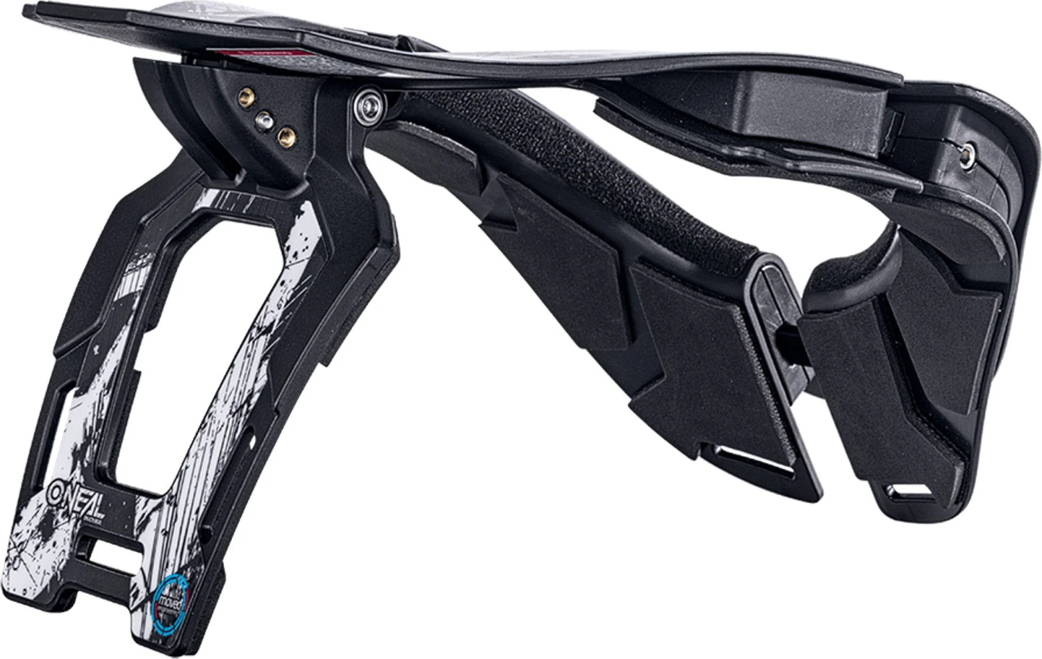 O'Neal Tron Neckbrace Black White 2 O'Neal Tron Neckbrace Black White - Image 2