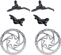 Formula Cura 4 Brakeset Black 2019 With Formula Cura 4 Rotor