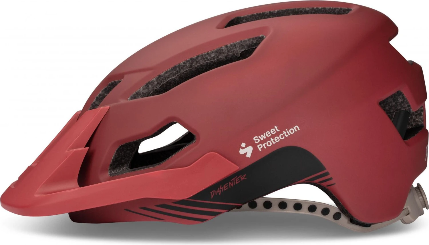 Sweet Protection Dissenter All-Mountain Helmet Dark Red Matt 2 Sweet Protection Dissenter All-Mountain Helmet Dark Red Matt - Image 2