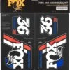 Fox Racing Shox Stickers Heritage 2019 Red/White/Blue