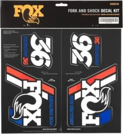 Fox Racing Shox Stickers Heritage 2019 Red/White/Blue