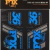 Fox Racing Shox Stickers Heritage 2019 Blue