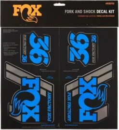 Fox Racing Shox Stickers Heritage 2019 Blue