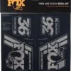 Fox Racing Shox Stickers Heritage 2019 Black Stealth