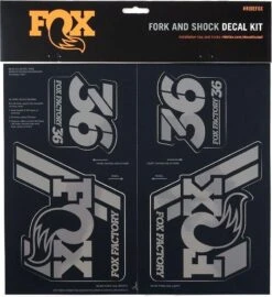 Fox Racing Shox Stickers Heritage 2019 Black Stealth