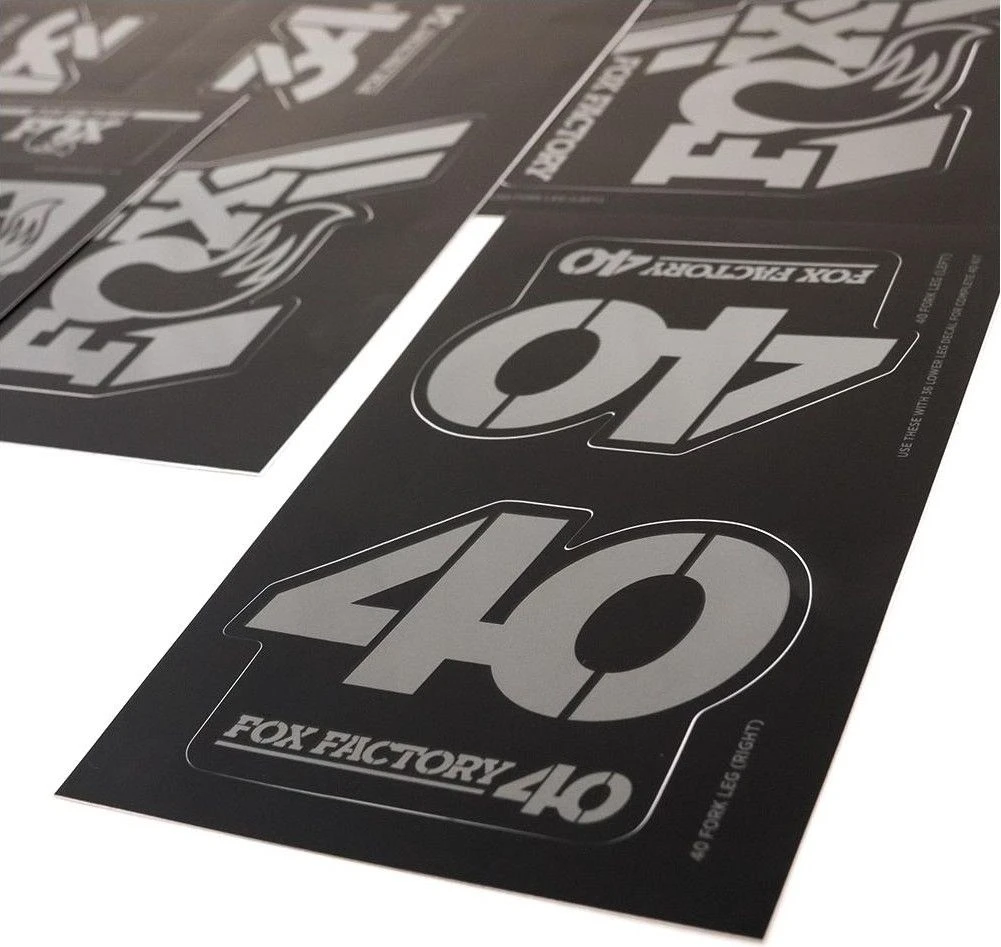 Fox Racing Shox Stickers Heritage 2019 Black Stealth 3 Fox Racing Shox Stickers Heritage 2019 Black Stealth - Image 3