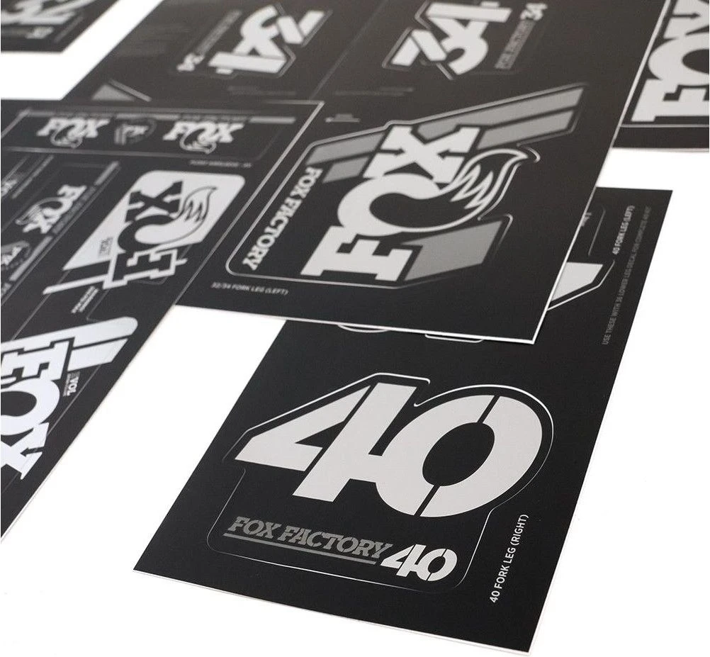 Fox Racing Shox Stickers Heritage 2019 Silver 3 Fox Racing Shox Stickers Heritage 2019 Silver - Image 3