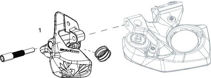 Contron Electronic Sram Shifter XX1 / XO1 Eagle AXS 1 Contron Electronic Sram Shifter XX1 / XO1 Eagle AXS