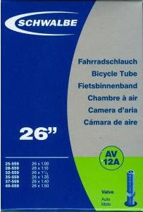 Schwalbe MTB Tube - 26x1.1/4 - 1.75 Schrader